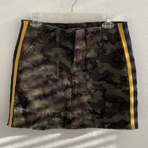 Dear John Camo Jean Skirt